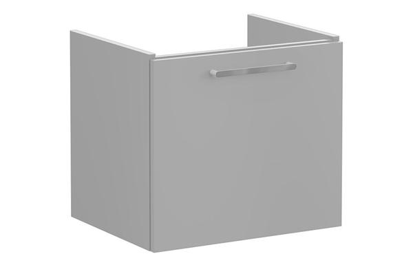 VitrA Root Flat 60cm 1 Drawer Washbasin Unit - Matt Rock Grey